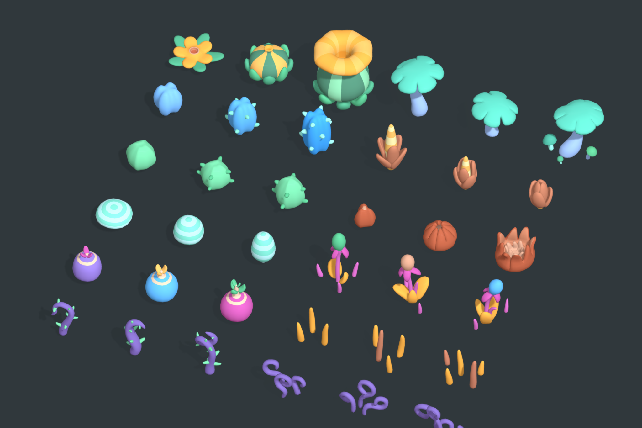 Over Growth – Animation Assets – Polydactyl