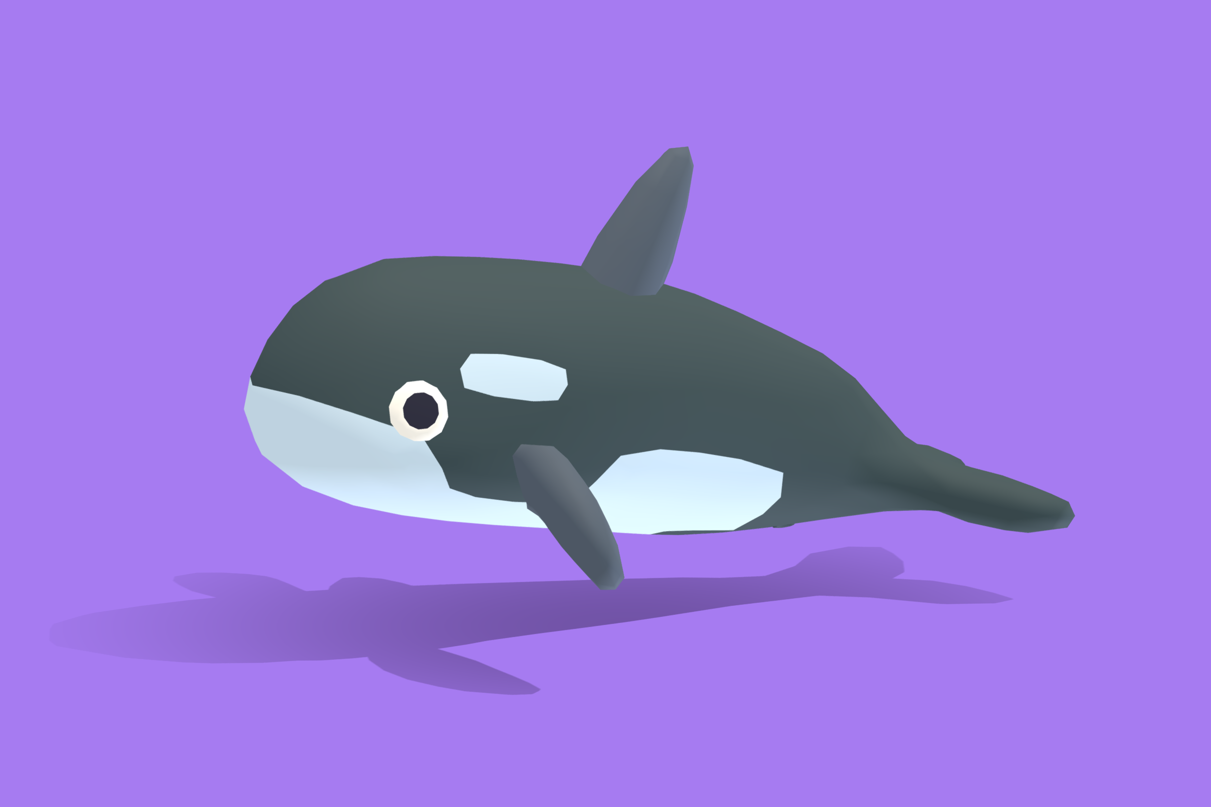 Hungry Orca Avatar Accessory