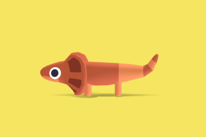 Frill-Necked Lizard - Quirky Series - Image 3