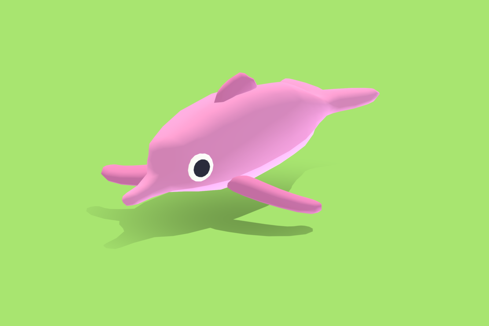 River Dolphin Quirky Series Omabuarts Studio