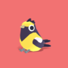 Evening Grosbeak - Quirky Series - Image 4