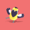 Evening Grosbeak - Quirky Series - Image 3