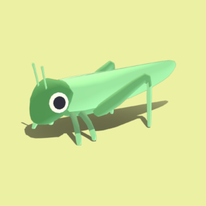 Sickle Bearing Bush Cricket - Quirky Series