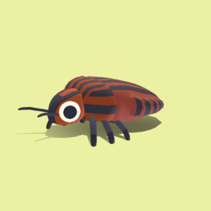 Striped Shieldbug - Quirky Series